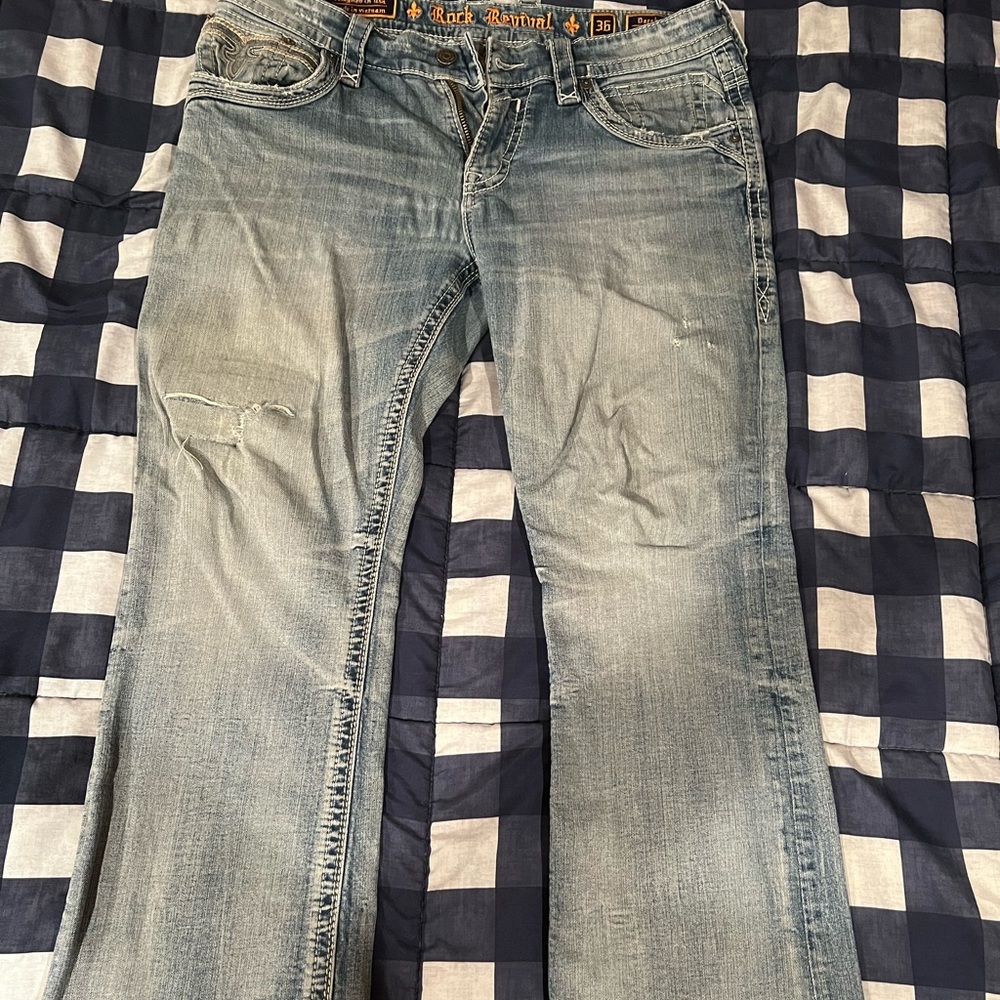 Rock Revival jeans 36x32 used